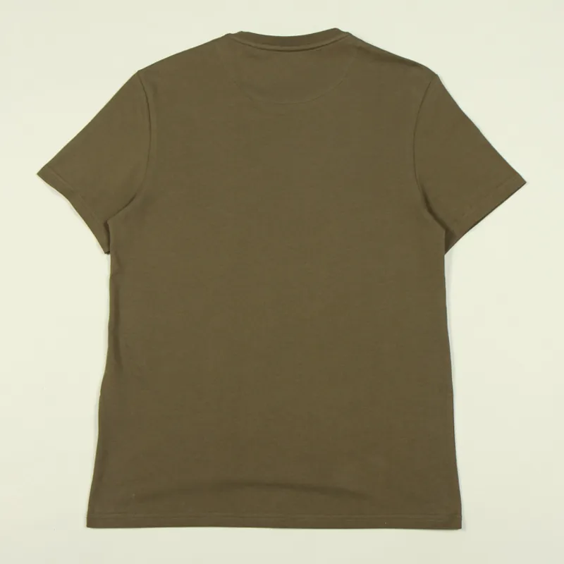 Lyle and Scott Plain T-Shirt - Olive-2